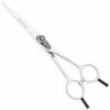 Kenchii Five Star Scissors - nožnice na úpravu, rovné so skosenými čepeľami - 6,5