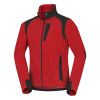 Northfinder Pánska fleecová mikina Polartec® TRIBEC blackred M MI-3737PRO