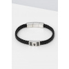 Kožený náramok Maserati LEATHER JM424AVE25 čierna ONE SIZE