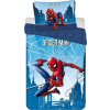Detské bavlnené obliečky Spider-man Blue 04, zip - 140x200, 70x90 cm - Jerry Fabrics