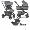 Easywalker Jimmey 2v1 Iris Grey Nenafukovacie kolesá (s výplňou) Cybex Aton B2 i-Size Základňa k autosedačke