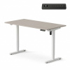 BalanzaDesk START Šedá - biela podnož, elektrický výškovo nastaviteľný stôl Veľkosť stolovej dosky stola START: M - 115x80cm