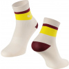 ponožky FORCE STRIPE krátké, krém-žluté Velikost: S-M/36-41