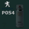 PEUGEOT P0S4 VERT YUCCA barva Sprej 400ml