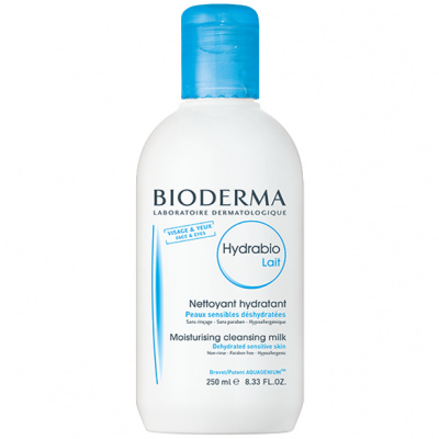 Bioderma Hydrabio Lait hydratačné čistiace mlieko pre dehydratovanú a citlivú pleť, 250 ml