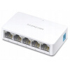 PREPÍNAČ 5 PORT GIGABIT RJ45 SIEŤOVÝ PREPÍNAČ ROZDEĽOVAČ MS105 MERCUSYS