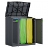 Keter Compact Store Recyklačný kôš - sivý 99612