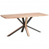 Livetastic JEDÁLENSKÝ STÔL, akácia, čierna, farba akácie, 175/76/90 cm - Jedálenské programy - 002193000801