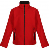 REGATTA PROFESSIONAL ABLAZE TRA 732 / Detská 2-vrstvová softshellová bunda - classic red/black 98-104