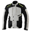 pánska bunda na motocykel REBELHORN Hiker II šedo/čierno/fluo žltá M