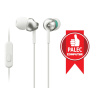 SONY slúchadlá MDR-EX110AP, handsfree, biele MDREX110APW.CE7