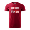 Sablio Tričko s potlačou La Casa de Papel Professor or Bella Ciao motiv 3 - červené 5XL