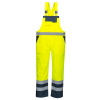 Portwest S488 Reflexné nohavice na traky žltá/tmavomodrá 4XL