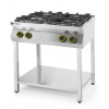 4-horákový plynový sporák Kitchen Line na otvorenom podstavci, HENDI, Kitchen Line, 19kW, 800x700x(H)900mm