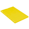 Nasadzovacie veko pre stohovatelné nádoby classic-line D, 610 x 410 x 35 mm, žlté, BJ = 2 ks