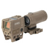 Combo kit kolimátor Aems Red + zvětšovací modul HM3XT, Holosun, FDE
