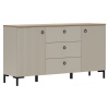 Kondela Komoda, 150cm, sivohnedá Taupe, dub silverjack, kombinovaná, DOMCA 2D3S