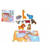 Teddies Puzzle/Vkladačka doskové safari 24m+