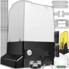 Pohon posuvnej brány Memphis, automatický pohon brány, sada diaľkového ovládania, 370 W 220 V (AUTOMATICKÁ BRÁNA POHON SET 600kg S DIAĽKOVÝM OVLÁDANÍM 5x PÁS 5 metrov LAMPA)