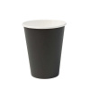 Nideko EKO papierový čierny pohár na teplé nápoje | 300 ml - 1000 ks