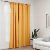 vidaXL Zatemňovací záves, ľanový vzhľad, háčiky, žltý 290x245 cm - Žltá - 59352-14289