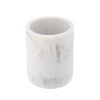 TENDANCE Kúpeľňový pohár Everist Marble, biela, 250 ml