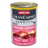animonda GranCarno Adult Sensitive 6 x 400 g - hovädzie a zemiaky