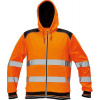 Červa KNOXFIELD HI-VIS Reflexná mikina s kapucňou - oranžová M 0306005190002