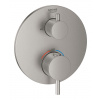 Grohe Atrio - Termostatická batéria pod omietku pre 2 spotrebiče, supersteel 24138DC3