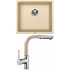 Set Sinks (dřez Frame 457 Sahara 50 + baterie Enigma S Sahara 50) FR45750ENSGR50