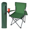Trizand skladacia kempingová stolička s držiakom pohára - zelená Trizand
