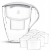 Džbán Dafi Omega biely 4 l manuálny + 6 x Unimax filtre