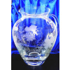 LsG-Crystal Džbán skleněný na pivo/ vodu ručně broušený/ rytý dekor Víno VU-198 251 x 180 mm 2000 ml 1 Ks.
