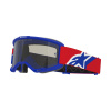 brýle VISION SAND, ALPINESTARS (modrá/červená/bílá, tmavě kouřové plexi) 2026 M150-1140