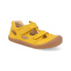 Barefoot dětské sandály Koel - Deen Nappa Yellow žluté