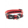 Obojok BUSTER AIRmesh reflexné XL 48-78cm / 25mm červený