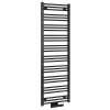 Bruckner ALBRECHT vykurovacie teleso 500x1570 mm, stredové pripojenie, čierna matná 600.115.6