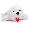 Biele plyšový tuleň Shila 35 cm - Lumpin