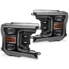 FORD F150 MK13 2017-2020 - predná FULL LED čierna DRL