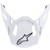 ALPINESTARS šilt pre prilby SUPERTECH S-M10 DYNO biela/čierna matná