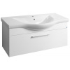 Aqualine AKIRA umyvadlová skrinka 96x42x34cm, biela AK210