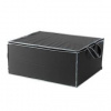 Box úložný Compactor Textilný úložný box na 2 periny 55 x 45 x 25 cm čierny