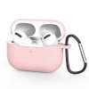 Techsuit – Silicone Case silikónové puzdro na AirPods Pro 3 (ultratenký hladký materiál) – ružové