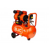Kompresor bezolejový 24 l, 2 písty, 230 V, 8 bar, tichý - BJC
