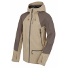 Husky Pánská hardshell bunda Nanola M beige/grey (Velikost: XXXL)