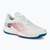 Pánska tenisová obuv Wilson Kaos Swift 1.5 Clay white/deja vu blue/wilson red (45 1/3 EU)