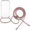 Púzdro FIXED Pure Neck s ružovou šnúrkou na krk pre Apple iPhone 11 FIXPUN-428-PI