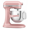 KitchenAid robot Artisan 5KSM70SHXEDR růžová matná + Akční set KitchenAid kovový mlýnek na maso 5KSMMGA