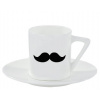Espresso hrnček s podšálkou 100ml moustache