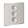 Grohe Grohtherm SmartControl - Ventil pod omietku na 3 spotrebiče, supersteel 29127DC0